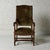 Traditional 1920s Flemish Velvet & Oak Armchair For Sale - Image 3 of 8