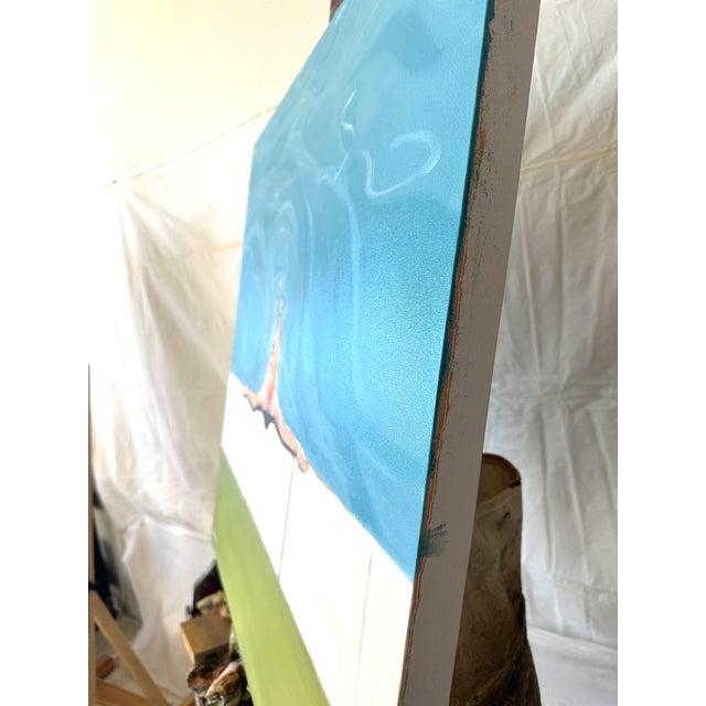 "Pooling" Modern Oil Painting, by Jennifer Hohlfelder For Sale - Image 4 of 8