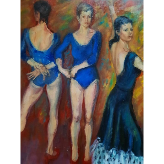 Moses Soyer (1899-1974) Original Oil Painting "Dancers" Oil on Canvas, 28.5" x 24", signature (lower right corner) Moses...