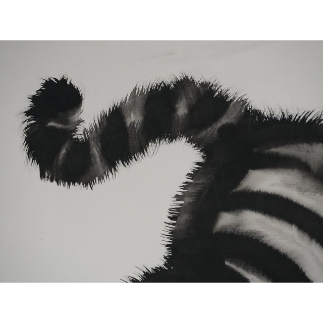 Laszlo Tibay, The Cat's Eyes, Ink and Wash For Sale - Image 4 of 9