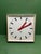 Large Czech Industrial Square Factory Clock from Pragotron, 1970s For Sale - Image 6 of 9