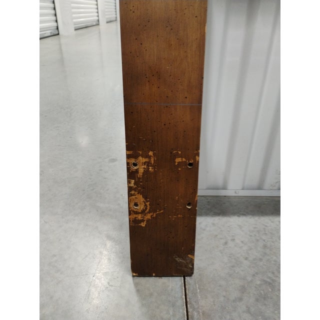 Mid-Century Modern 1970s Lane's Pueblo Collection: "Brutalist" Queen Headboard For Sale - Image 3 of 8