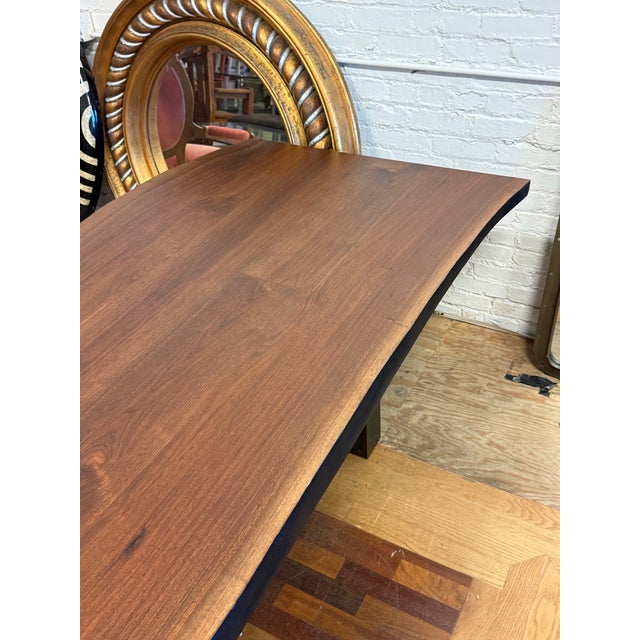 Sentient Live Edge Dining Table For Sale - Image 9 of 12