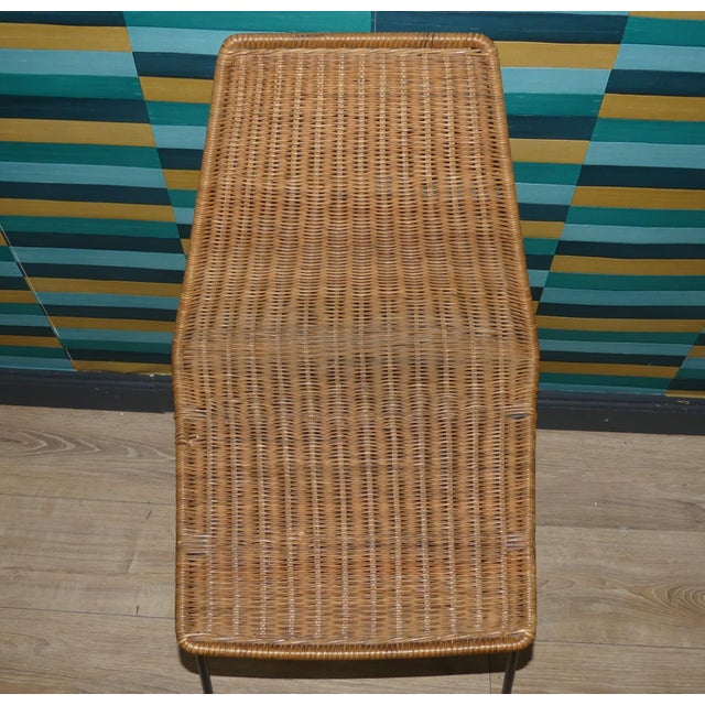 Basket Chairs in Rattan and Metal from Gian Franco Legler, 1950s, Set of 2 For Sale - Image 14 of 15