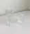 Mid-Century Modern Vintage Kosta Boda Ice Block Candle Holders, Set of 2 For Sale - Image 3 of 8