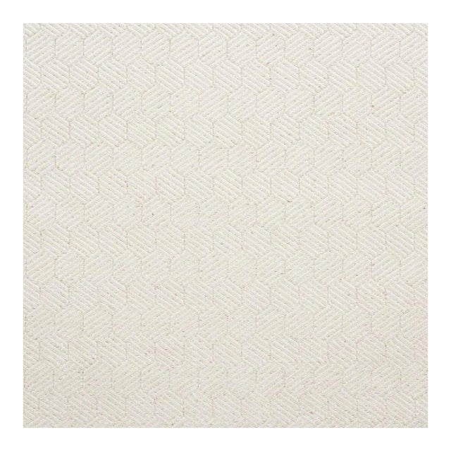 Schumacher Abaco Fabric in Ivory For Sale