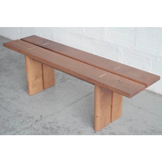 Contemporary African Anigre Bench by the Good Mod For Sale - Image 3 of 7