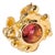Sacred Flame Tourmaline Gold Ring, Size 8 For Sale