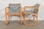 Loewenstein Modern Bent Beechwood Sled Leg Lounge Chairs, Pair For Sale - Image 11 of 15