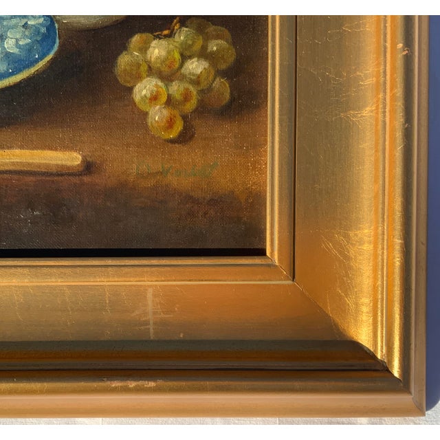 Early 20th Century Still Life Oil Painting. Signed. For Sale - Image 13 of 13