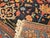 Antique Persian Malayer Rug, Hand-Knotted Wool, Geometric Pattern, 5x7, Navy and Green For Sale - Image 15 of 16