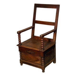 Salt Throne in Wood, 1800 For Sale
