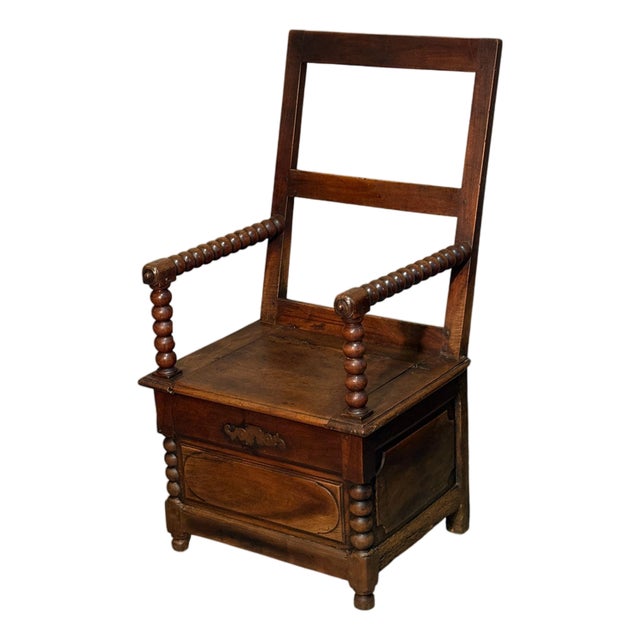 Salt Throne in Wood, 1800 For Sale