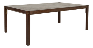 Wenge Side Table from Tranekær, Denmark, 1970s