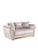 Contemporary Torino Luxe Champagne Sofa 3Pcs Set For Sale - Image 3 of 5