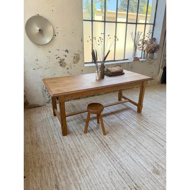 Pine Farmhouse Table, 1960s For Sale - Image 11 of 18