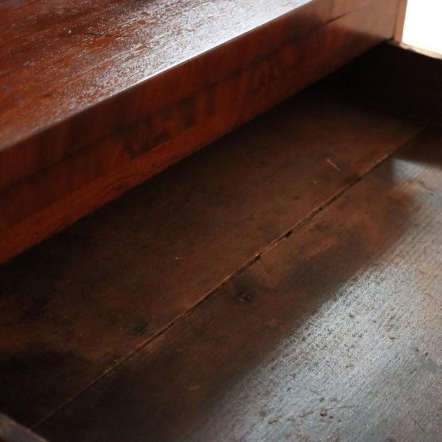 American Empire Classical Mahogany Butlers Chest With Drop-Front Desk C1840 For Sale - Image 14 of 18