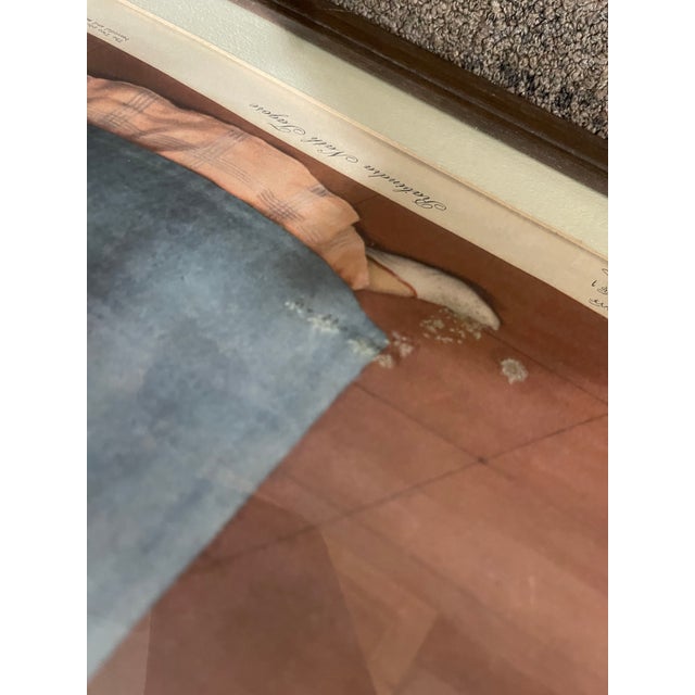 Indian Late 20th Century Ghosh, S. Rabindranath Tagore, Poet/Philosopher, Bengali. Lithograph, Inscribed, Framed For Sale - Image 3 of 12