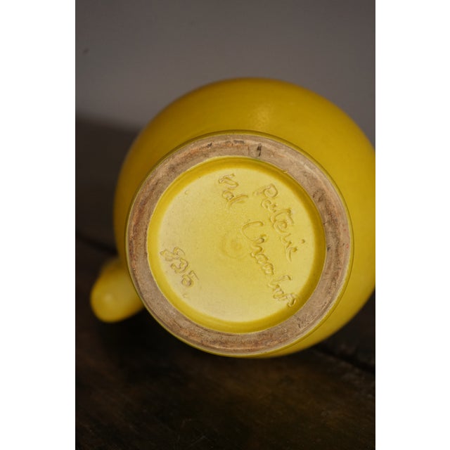 Model 835. Ceramic with bright yellow glaze. The French mid-century sculptor and ceramicist Pol Chambost had already...
