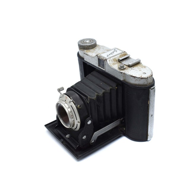 Mid-Century Modern Mid 20th Century Franka Solida Jr. 120mm Folding Medium Format Camera - Germany For Sale - Image 3 of 11