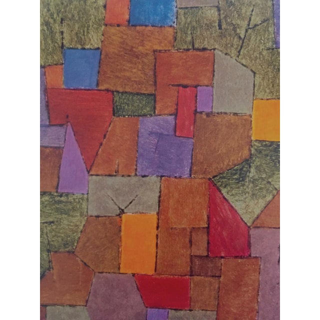 1960s Paul Klee Vintage 1967 Authentic Abstract Lithograph Print "Mountain Village Autumnal" 1943 For Sale - Image 5 of 8