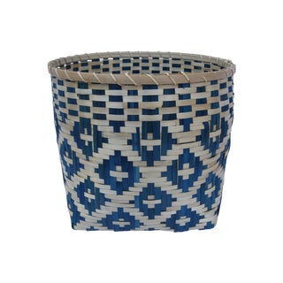 Indigo Tribal Basket For Sale