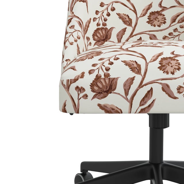 Textile Selby Selby Office Chair in Thea Blush For Sale - Image 7 of 8