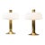 1970s Brass and Plexiglass Table Lamps in the Style of Anders Pehrson - a Pair For Sale