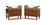 Brown 1950s Manner of Paolo Buffa, Pair of Mahogany and Glass Side Cabinets For Sale - Image 8 of 8