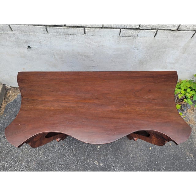 American Empire Figured Mahogany Pier Table 1840's For Sale - Image 9 of 12