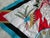 Vintage House of Hatten Southwest Style Santa Applique Tree Skirt 58" Cotton Poly Blend For Sale In Phoenix - Image 6 of 11