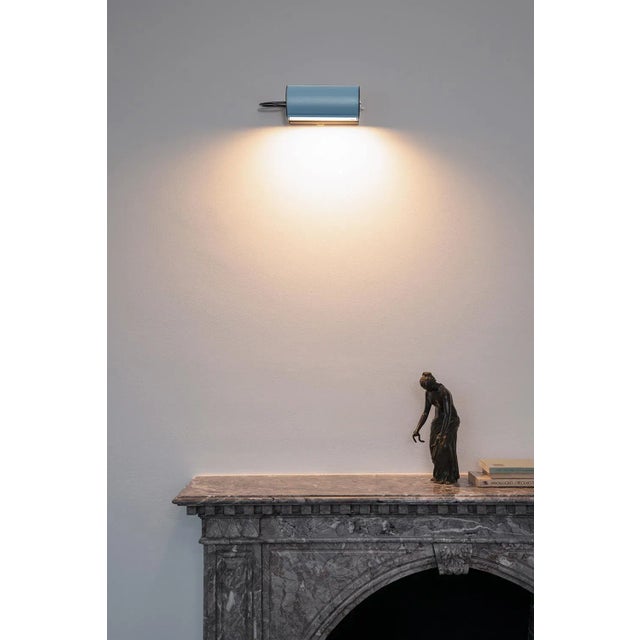 Mid-Century Modern Charlotte Perriand 'Applique Cylindrique Petite' Wall Lamp in White For Sale - Image 3 of 13