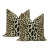 20" Leopard Velvet Pillows - a Pair For Sale