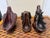 This trio of pipe holders includes a buck, quail, and hound dog, perfect for the hunting lodge. They were likely...