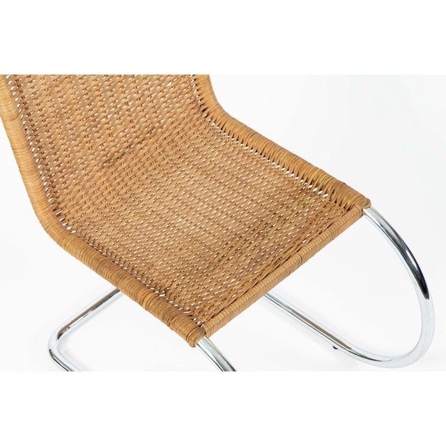 Mies Van Der Rohe Mr10 Cane and Chrome Cantilever Dining Chairs for Stendig, Bauhaus Pair For Sale - Image 13 of 18