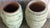 Pair of Mediterranean Barrel Olive Jars - Heavily Patinated Verdigris Terracota For Sale - Image 4 of 14
