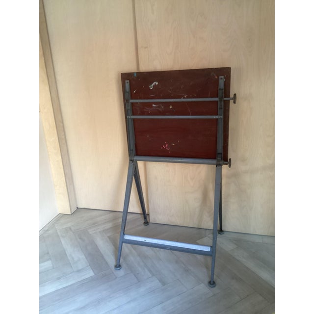 Drawing Table Desk by Friso Kramer for Ahrend the Cirkel, 1960 For Sale - Image 6 of 9