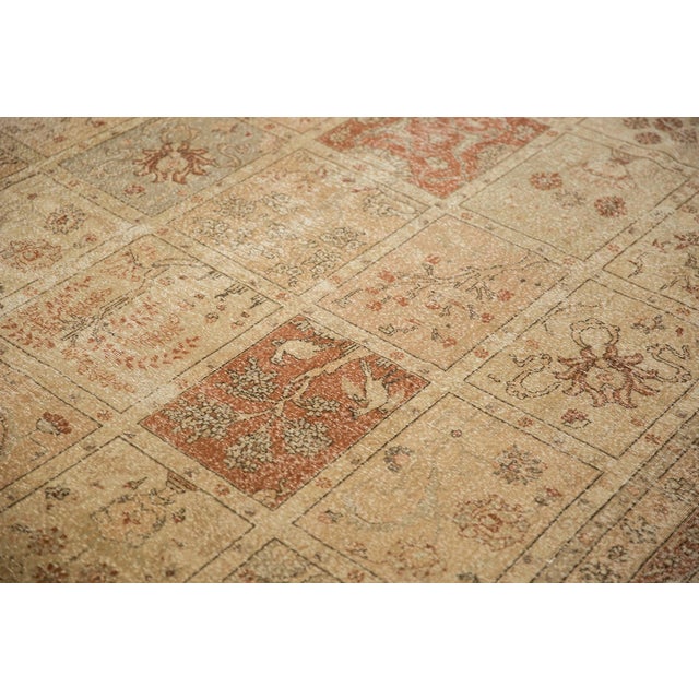 Vintage Distressed Tabriz Carpet - 8'3" x 10'7" For Sale - Image 9 of 11