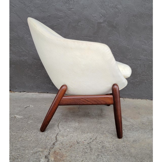 Wood Ib Kofod-Larsen Danish Modern "Pod" Chair for Reupholstery For Sale - Image 7 of 17