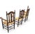 Wood Ornate Wood Bobbin Wicker Dining Chairs, Set of 6 For Sale - Image 7 of 18