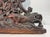 Large Antique 19th Century Carved Wood Architectural Salvage Pediment Sculpture For Sale - Image 4 of 12