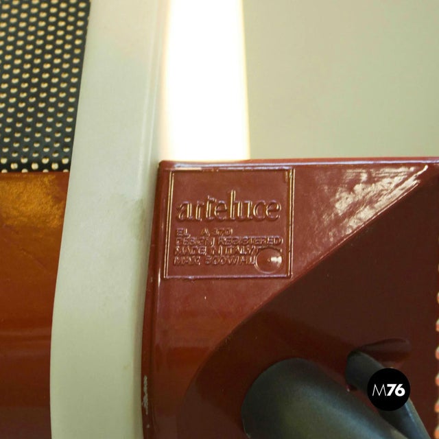 Metal Mid-Century Modern Italian Floor Lamp by Arteluce, 1980s For Sale - Image 7 of 13