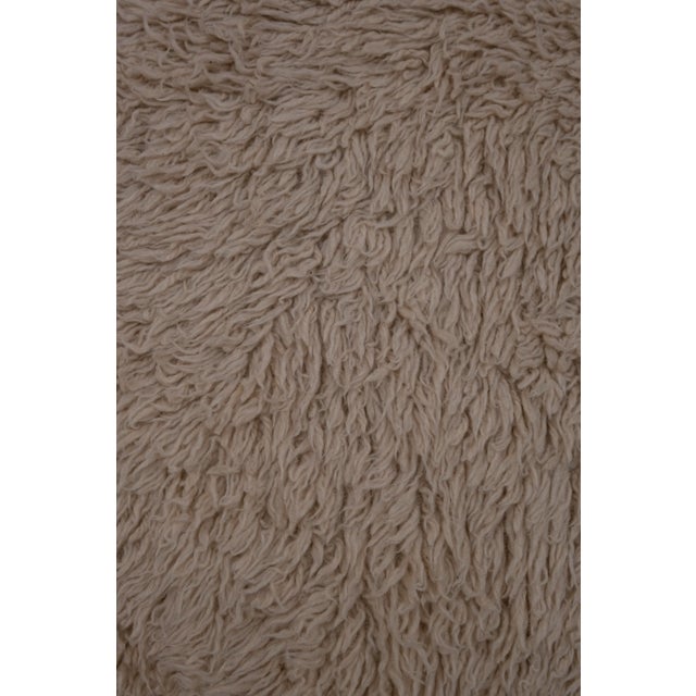 Vintage Natural Wool Turkish Tulu Rug 65.7'' x 82.7'' / 167 x 210 cm Hand woven with high quality pure wool Excellent...