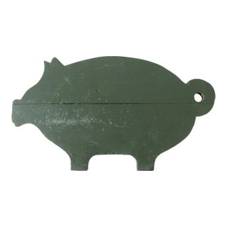 Antique Primitive Pig Kitchen Board For Sale