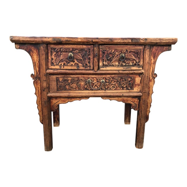 Carved Wooden Altar Table Chairish