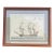 Antique Framed Sailing Battleship Print Nave Il Cesare l'Augusto For Sale