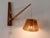 Mid-Century Modern Swing Teak & Sisal Wall Light, Denmark, 1960s For Sale - Image 4 of 18