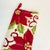 1980s Vintage Americana Boho Chic Needlepoint Christmas Poinsettia Stocking. For Sale - Image 4 of 8