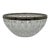Vintage Heavy Cut Crystal, Silver Plated Rim For Sale