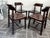 Rustic English Style Chairs, 1900, Set of 4, in Very Good conditions. Designed 1890 to 1919